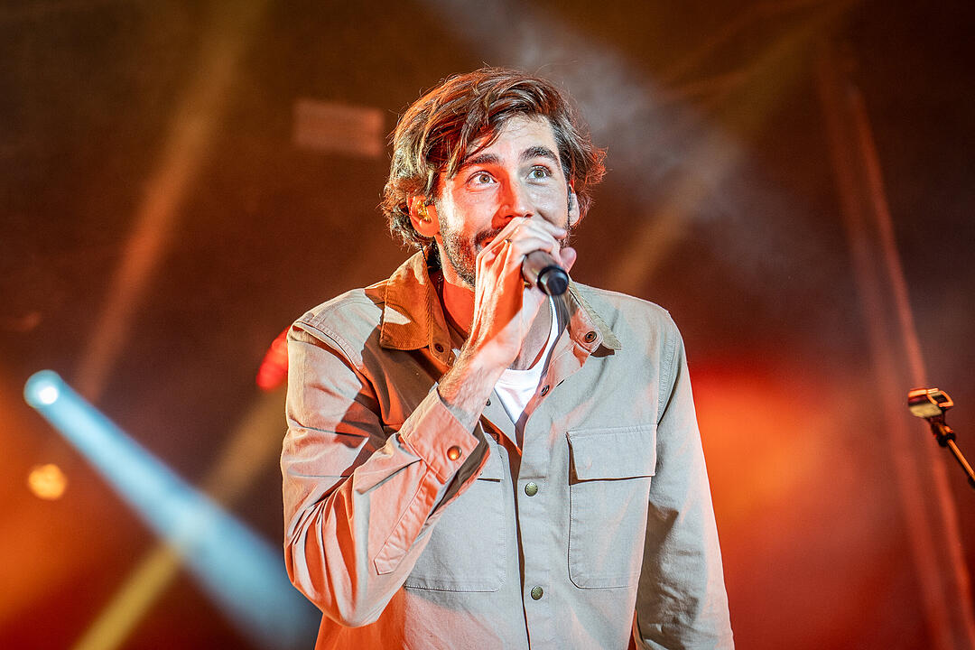 Trotz Regen sorgte Álvaro Soler für super Stimmung!