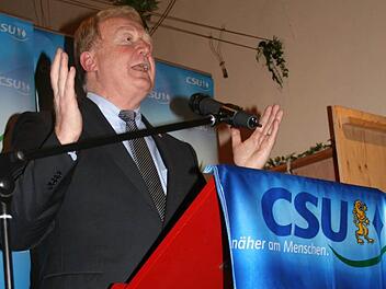 Hans  Michelbach ist der Bundestagskandidat der CSU in der Region Coburg/Kronach. Foto: A.lexander Müller