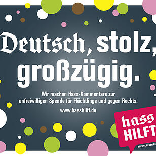 Hass hilft: Ein Euro pro Hasskommentar