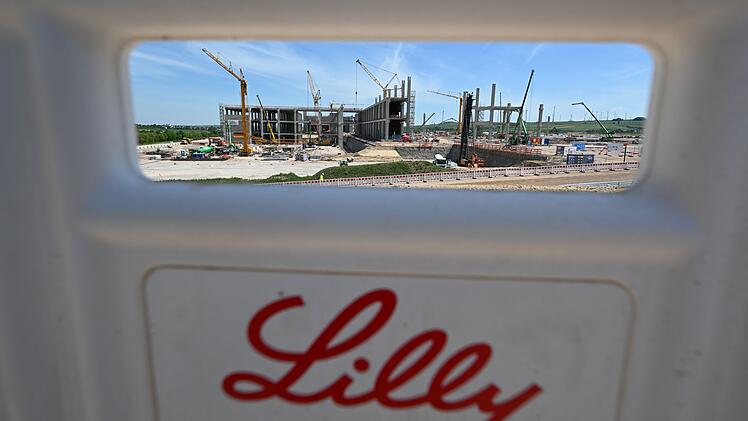 Baustelle des neuen Pharmastandort in Alzey von Eli Lilly