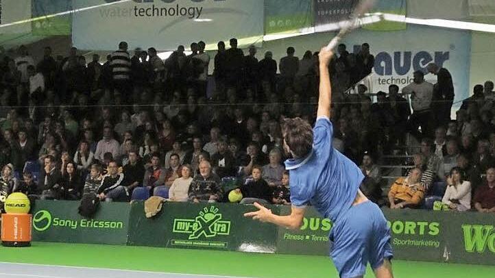 Hallentennis wie in Brand würden die TSVler gerne auch in Ebermannstadt spielen. Foto: Bertram Wagner/Archiv