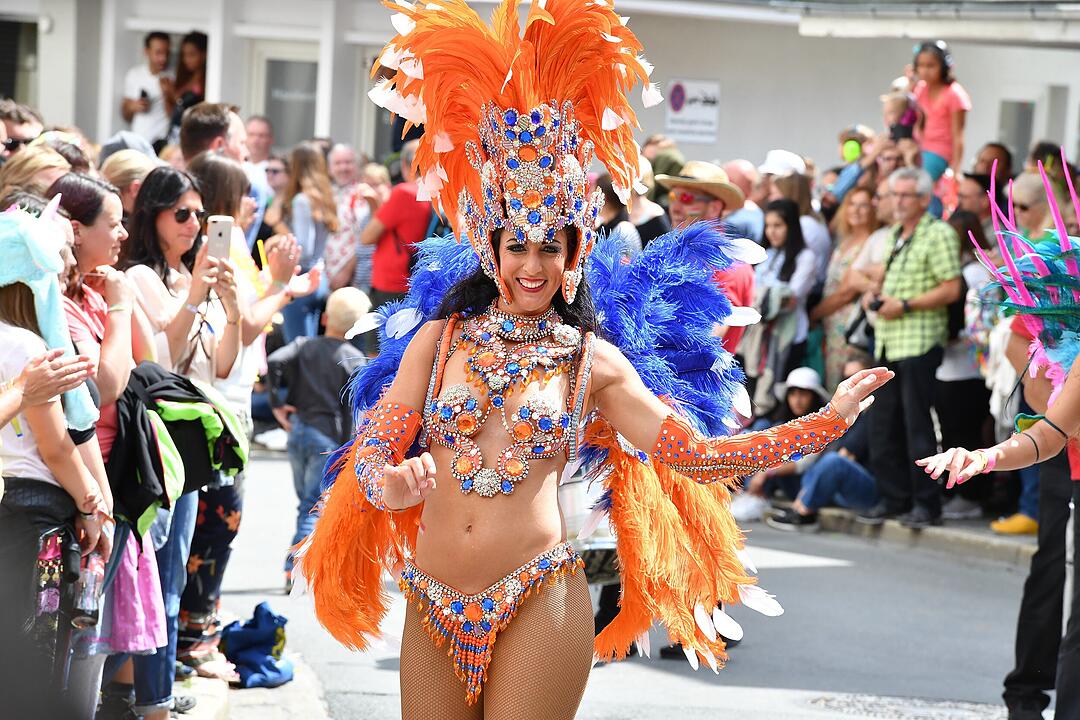 Umzug beim Samba-Festival in Coburg