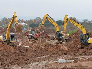 In Bischberg entsteht derzeit eines der größten neuen Baugebiete im Landkreis Bamberg. Foto: Ronald Rinklef