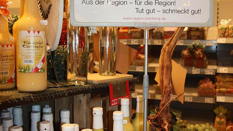 Regionalität ist hier Trumpf! Das Sortiment bietet viele Produkte aus der Region an.