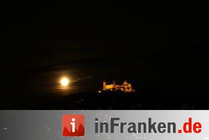 Supermond über Coburg