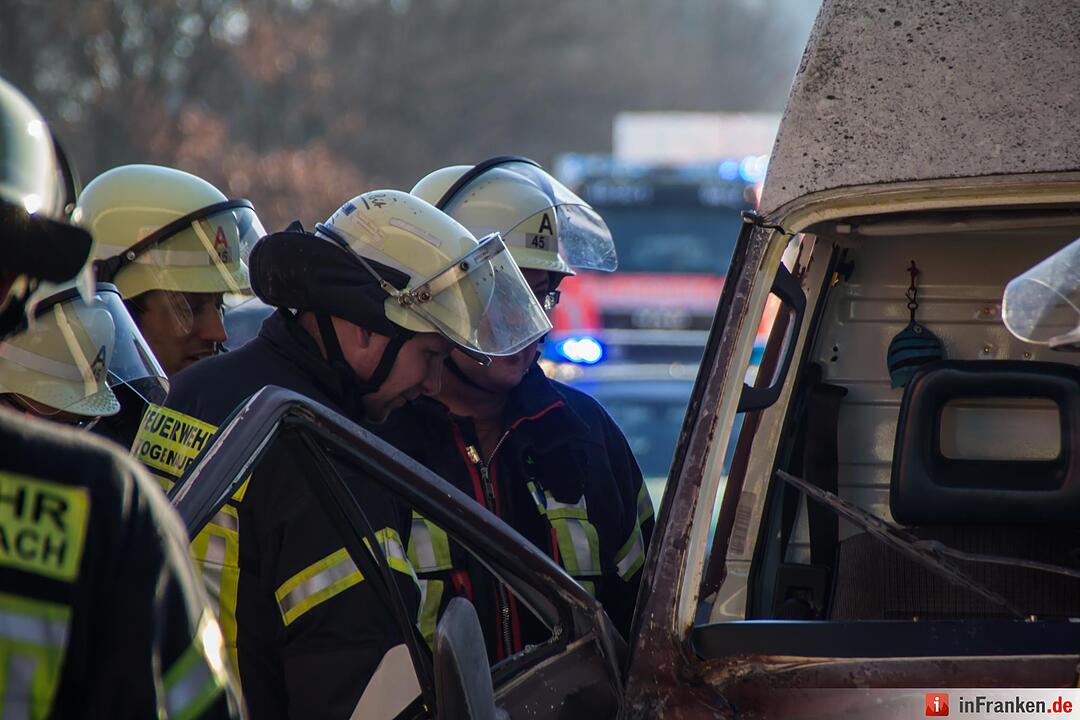 Serienunfall auf A3 bei Heßdorf -zwei Frauen verletzt