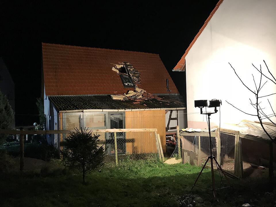 Kreis Coburg: Feuer in Dachstuhl