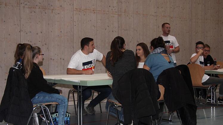 Die Jugendlichen tauschten an Thementischen ihre Ideen aus.   Foto: Richard Sänger