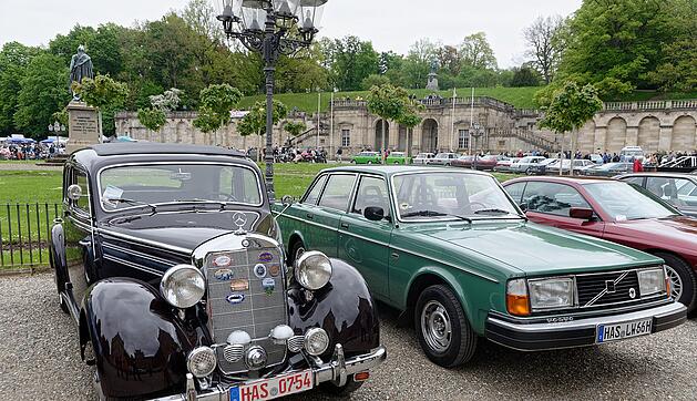 Hunderte von Oldtimern konnten bestaunt werden.
