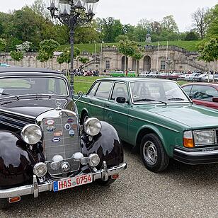 Hunderte von Oldtimern konnten bestaunt werden.