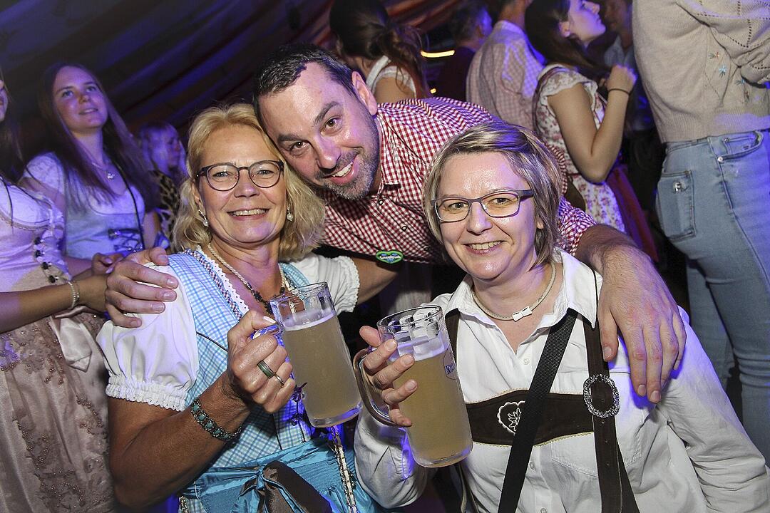Für Partystimmung sorgten die "Stoapfälzer Spitzbuam"