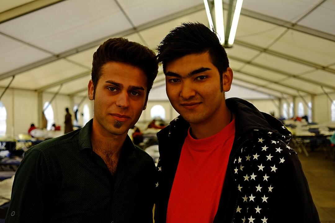 Zeltstadt für Flüchtlinge in Nürnberg