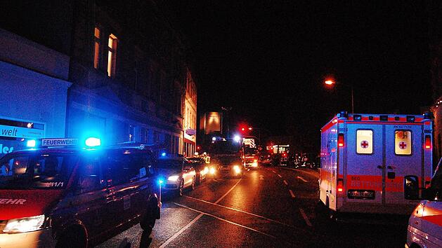 In einem Haus in der Sutte in der Kulmbacher Innenstadt hat es am späten Dienstagabend gebrannt. Foto: Karl Heinz Weber