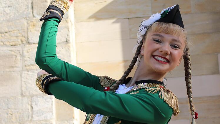 Aenne Rebhan vom Coburger Mohr ist ein Spitzen-Tanzmariechen.