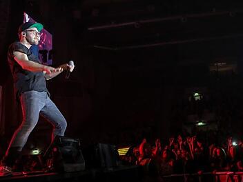 2017 sang Mark Forster in der Bamberger Brose-Arena. Das Konzert war Monate vorher ausverkauft.Barbara Herbst
