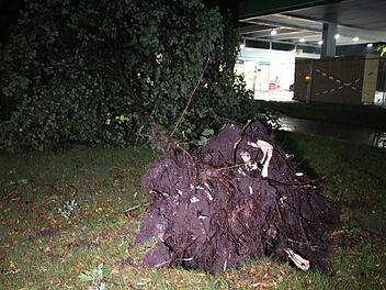 Nach einem heftigen Sturm im Raum Nürnberg kann nun das Stadionbad wieder öffnen. Foto: NEWS5/Oßwald