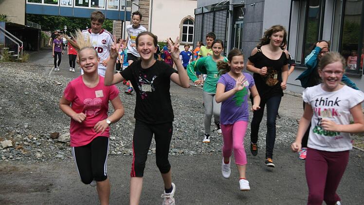 Laufen kann richtig Spaß machen.