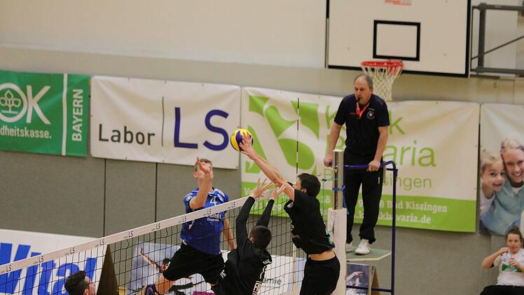 Impressionen aus der Saaletalhalle vom 3:0-Sieg der Hammelburg Volleys über Mainz.Jens Feistel