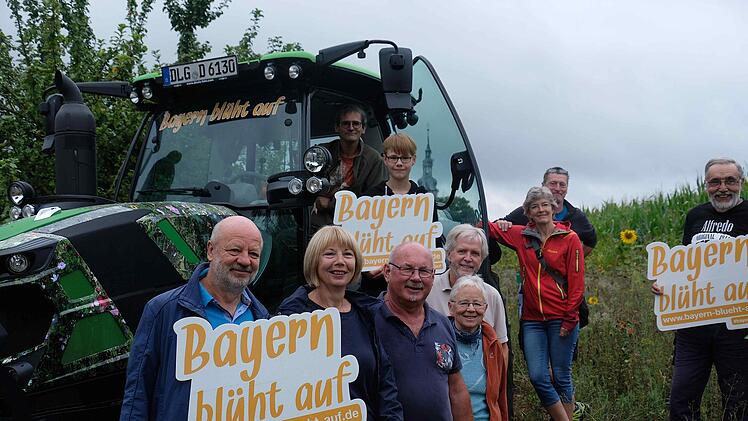 Unterstützt wird diese Blühfeld-Aktion durch so genannte Blühpatenschaften von Nichtlandwirten.Foto: Gerd Schaar