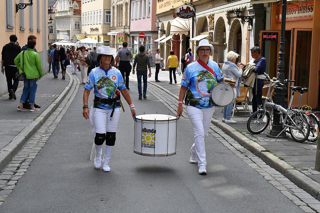 Umzug beim Samba-Festival in Coburg