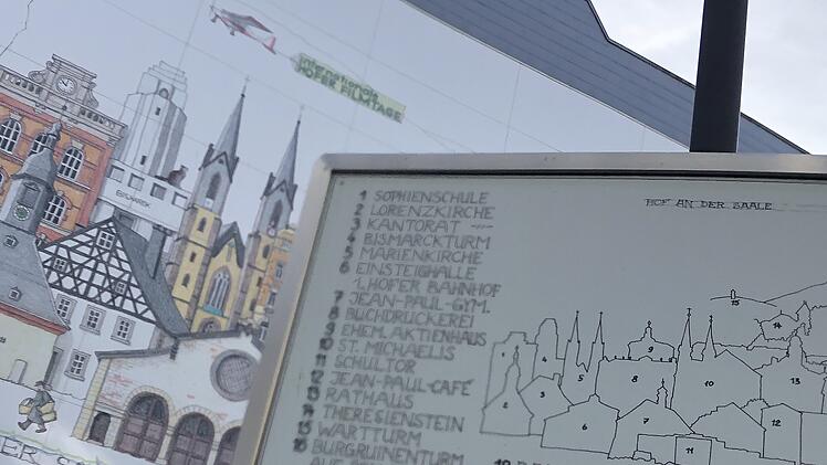 Seitenansicht des Gebäudes - mit dem sogenannten "Hof-Wandbild". Foto: Kai Gollwitzer