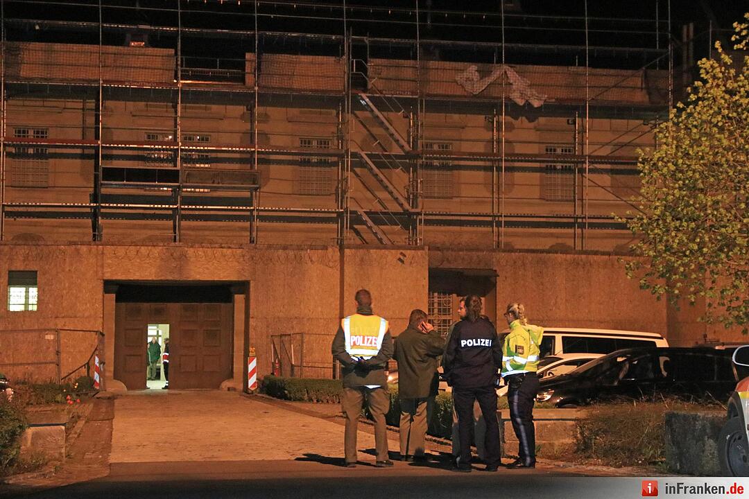 Großeinsatz: Aufstand in Justizvollzugsanstalt in Ebrach