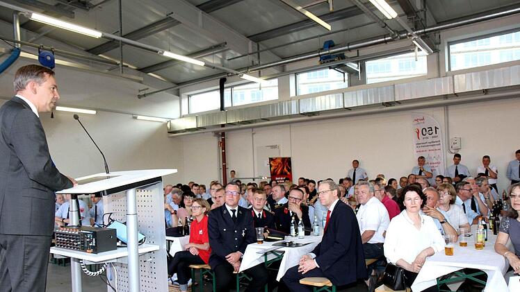 Landrat Alexander Tritthart bei seiner Ansprache