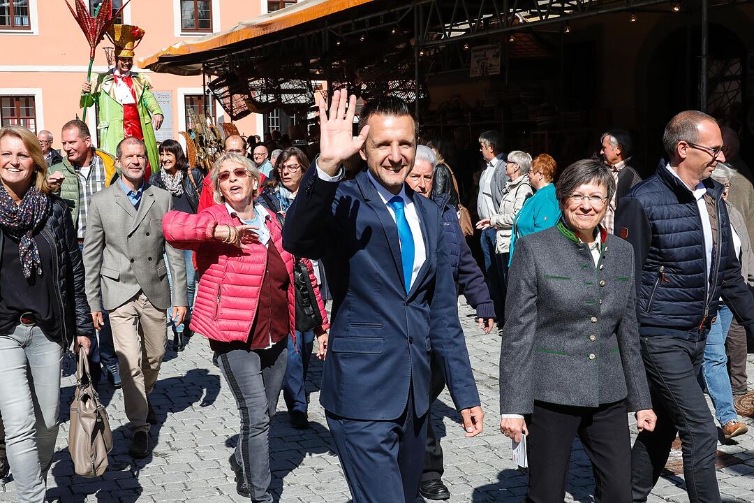 Korbmarkt in Lichtenfels am Samstag