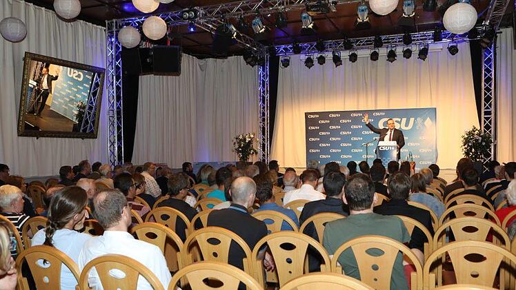 Anschließend sprach Spahn bei der CSU in Bamberg. Foto: Barbara Herbst