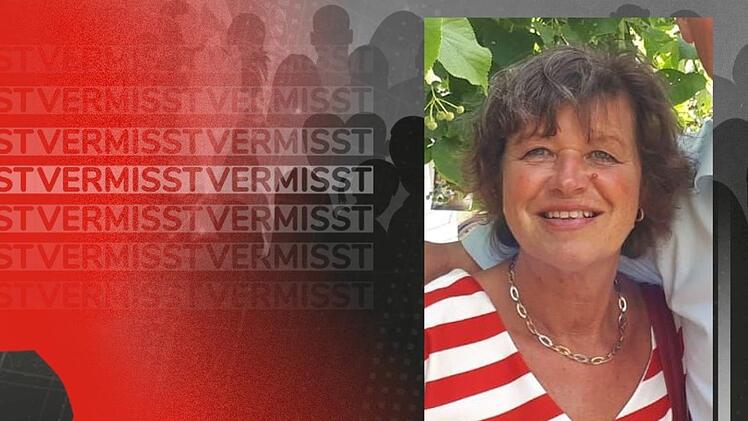 Helga Frings aus Fulda wird vermisst. Foto: Polizei/Collage: inFranken.de