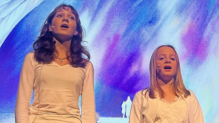 Die jungen Beteiligten boten eine beeindruckende Aufführung in Burgebrach.