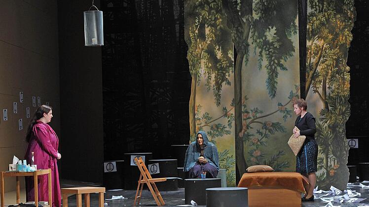 Szene aus Bellinis "Norma" am Landestheater Coburg.Foto: Andrea Kremper