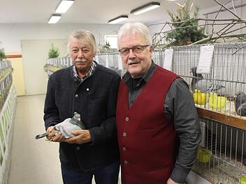 Vereinsmeister Johann Freudenthaler und Vorsitzender Anton Dromann. Fotos: Yannick Hupfer