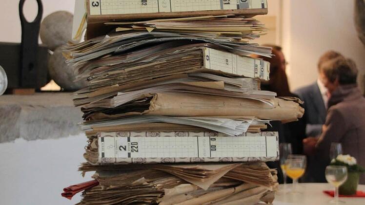 Aussortiertes Material.