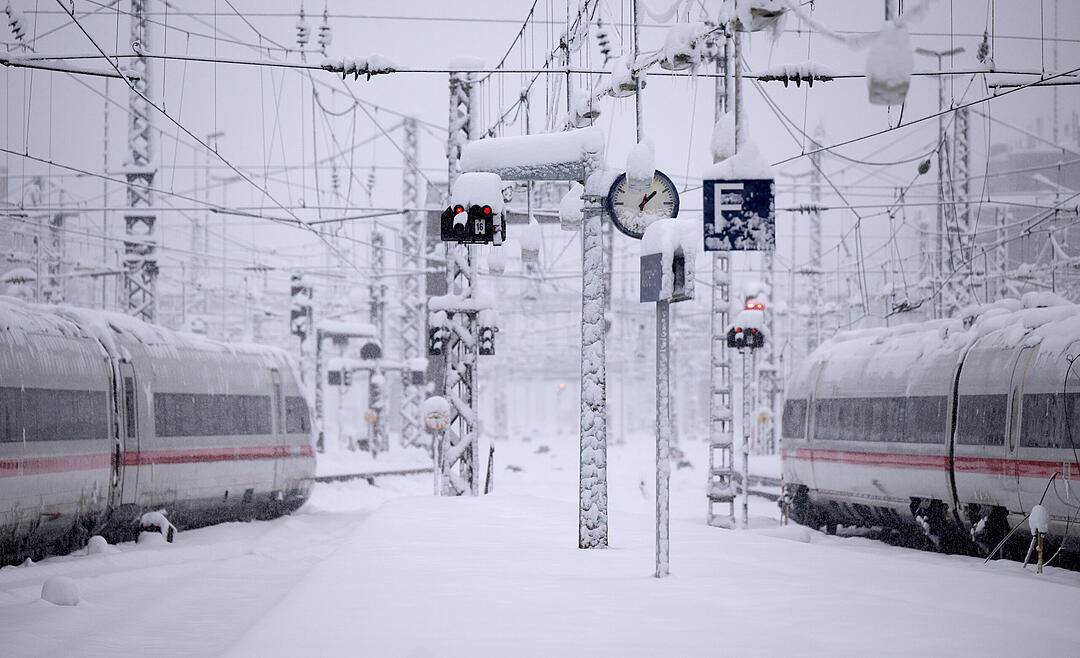 Wintereinbruch in Süddeutschland - München