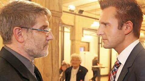 ... und durch den Landrat des Coburger Landkreises, Michael Busch (SPD).