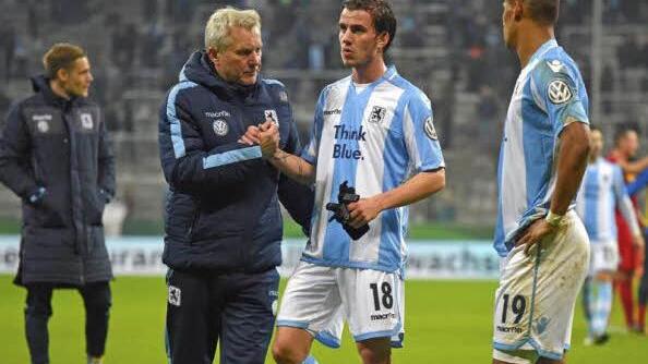 Nico Karger (Nr. 18) scheint unter "Löwen"-Trainer Benno Möhlmann gute Karten zu besitzen, denn der erfahrene Zweitliga-Coach hat den 23-Jährigen von der U21 in den Profikader beordert.  Foto: Anne Wild