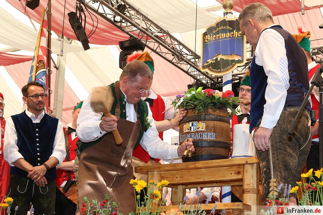 Kulmbacher Bierwoche - der Anstich