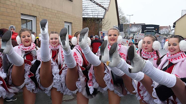 Beim Faschingsumzug der  Untererthaler Karnevals-Gesellschaft (UKG). Gerd Schaar