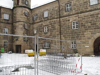 Seit geraumer Zeit laufen die Arbeiten auch im Bereich der Festungsherberge. Foto: Archiv/Marco Meißner