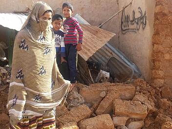 Rund 200 000 Flüchtlinge aus der Westsahara warten im Süden Algeriens auf ihre Rückkehr in die besetzte Heimat. Sie kämpfen mit Trockenheit und - wenn es mal regnet - mit Überschwemmung. Foto: Reinhard Beichel