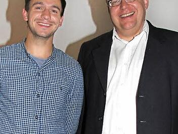 Benedikt Baader (links) ist der neue Jugendpfarrer, Jan Werth wird in der Weltrichstraße als Pfarrer tätig sein. Foto: Sonny Adam