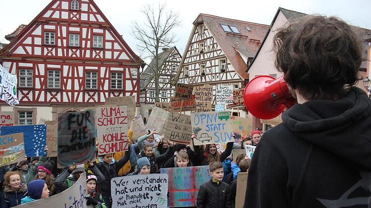 Im März 2019 gab's die erste Fridays-for-Future-Kundgebung in HerzogenaurachBernhard Panzer (Archiv)