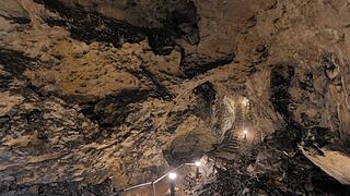 Maximiliansgrotte - Schauhöhle bei Krottensee, einem Gemeindeteil von Neuhaus an der Pegnitz im mittelfränkischen Landkreis Nürnberger Land