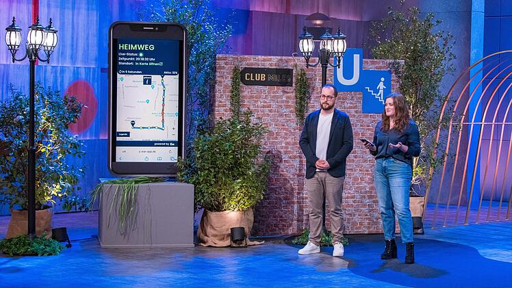 Und dann floppt auch noch der "Eve App"-Pitch. Eigentlich steckt dahinter ein lobenswerte Idee, die jungen Frauen die Angst vor dem Ausgehen im Nachtleben nehmen soll. Doch vieles wirkt unausgegoren an der Präsentation.