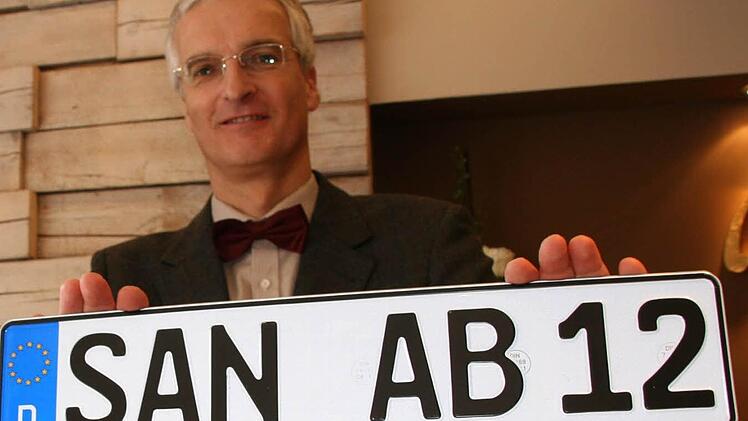 Hochschulprofessor Ralf Bochert hat die Initiative Kennzeichenliberalisierung angestoßen. Foto: Archiv/Matthias Beetz