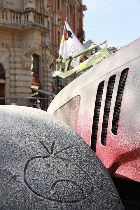 Bad Kissingen: Protest der Milchbauern