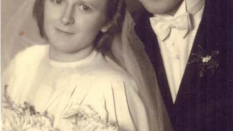 So sahen Maria und Erwin Seufert am Hochzeitstag vor 65 Jahren aus.