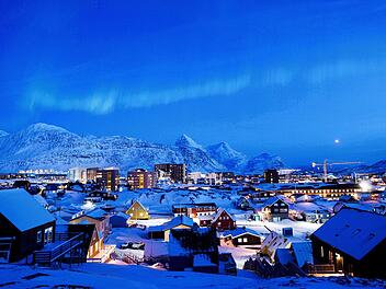 Polarlichter &uuml;ber Gr&ouml;nland