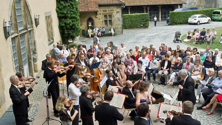 Impressionen von der Serenade mit dem Collegium musicum auf der Veste CoburgFoto: Jochen Berger